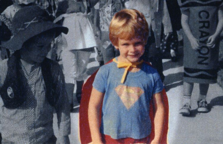 Guideposts: A very young Jason Roth in his Superman costume.