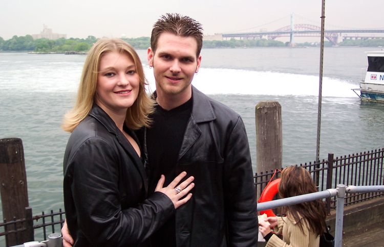 Guideposts: Jason and Jessica on the Circle Line boat ride in New York City