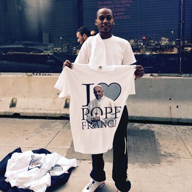 Guideposts: I love Pope Francis t-shirts, New York City