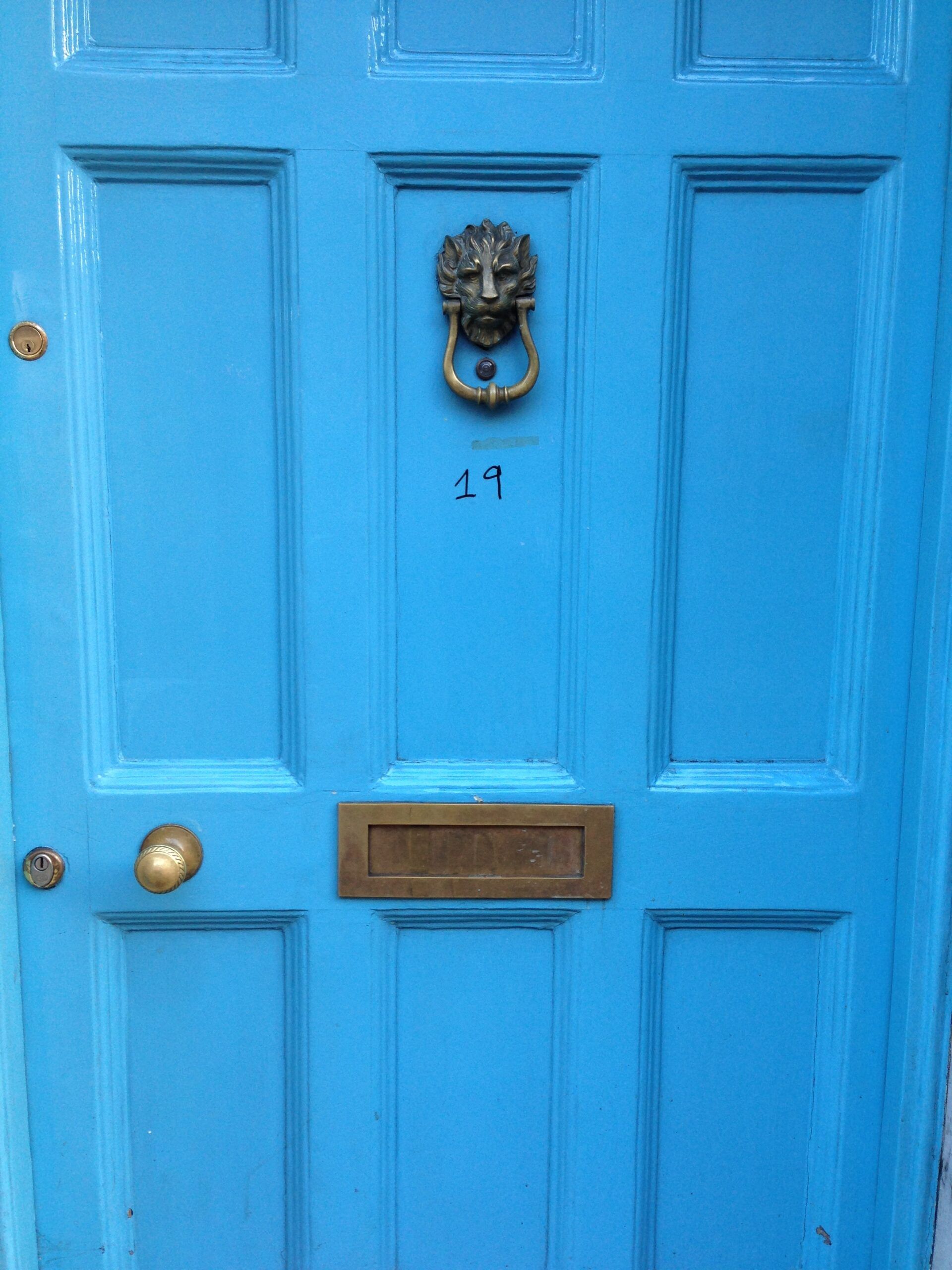 Another Irish wonder. One of Dublin's many beautiful doors.