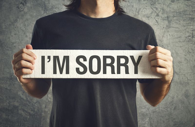 How to say I'm Sorry
