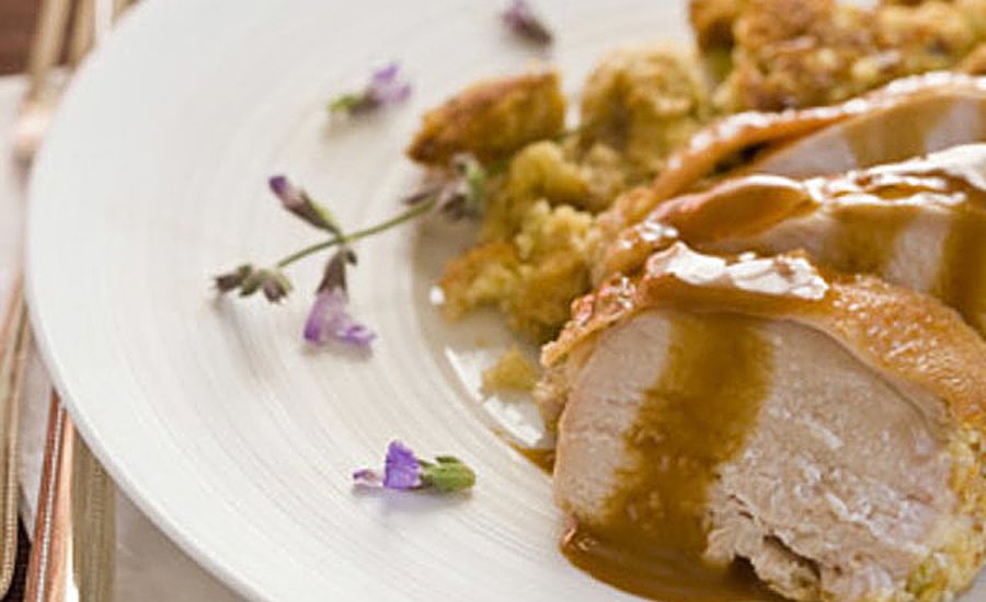 Guideposts: Roasted Turkey Breast with Cornbread-Sage Stuffing