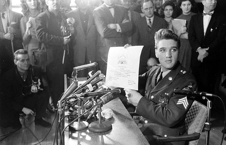 Guideposts: Elvis Presley served in the US Armed Forces.
