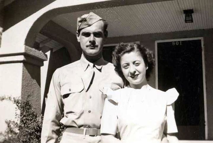Guideposts: Sabra's great-uncle Phil Comeau, with his wife, Lillian, in 1942