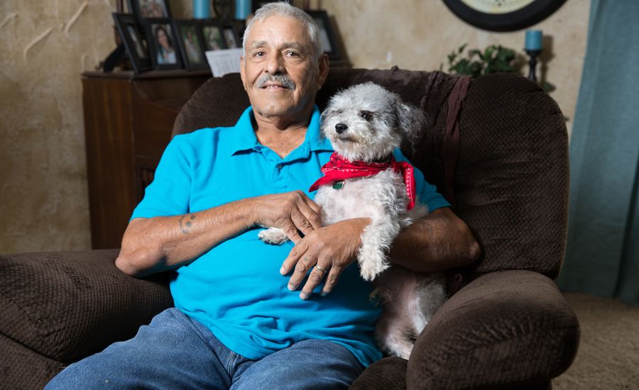 Guideposts: Tony Pena and his canine pal, Homer