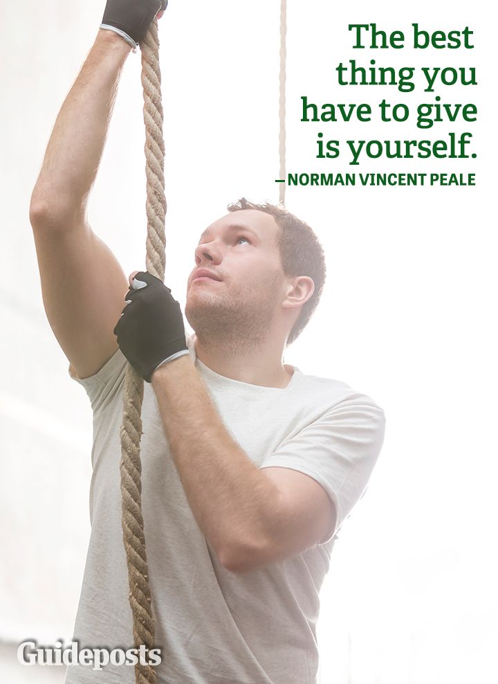 Norman Vincent Peale Quote Best Thing Give Yourself