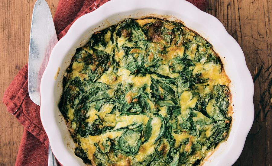 Angels on Earth: Crustless Spinach Quiche