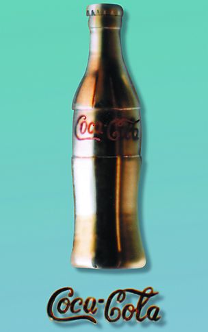 Guideposts: A miniature Coca-Cola bottle that is just 1.65 mm tall.