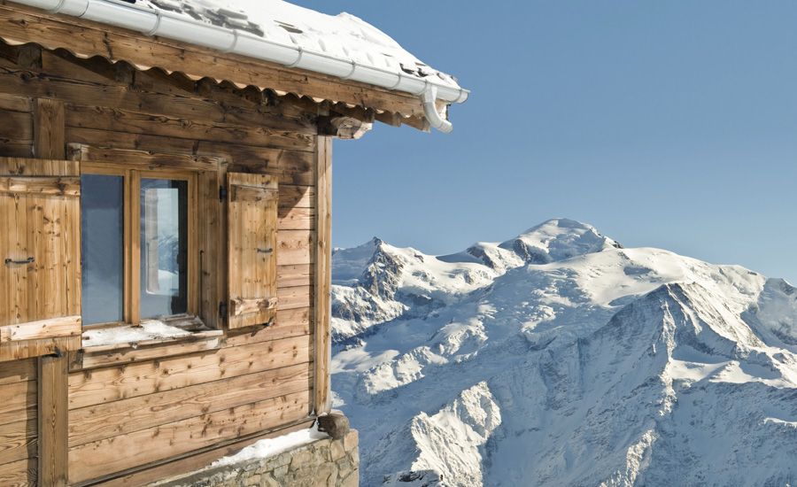 A chalet in the Swiss Alps