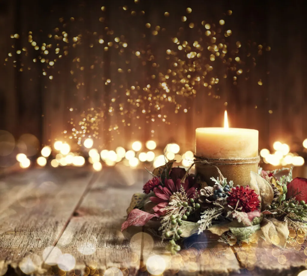 Holiday Candle Background