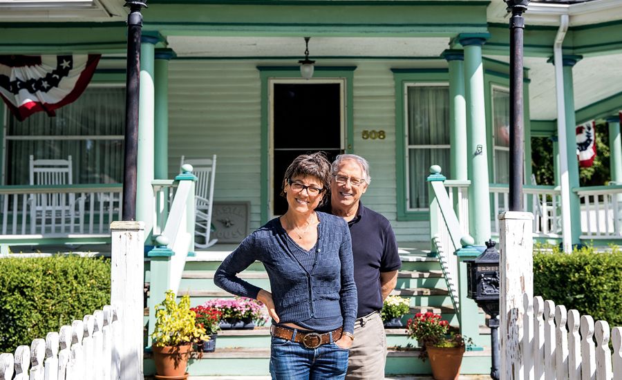 Guideposts: Amy and Mark at their new old house