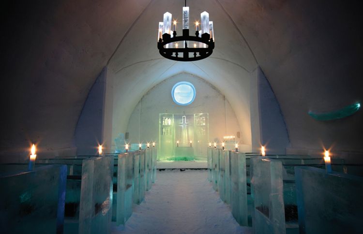 The Ice Chapel, Jukkasjärvi, Sweden