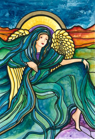 Guideposts: J. Renee Ekleberry's painting Angel of Forgiveness