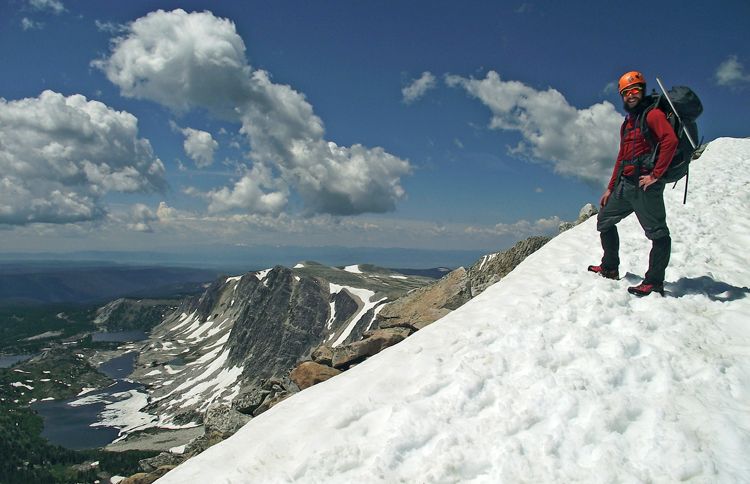 Guideposts: Nate on Medicine Bow peak in Wyoming's Medicine Bow National Forest