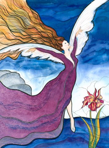 Guideposts: J. Renee Ekleberry's painting Where the Night Angel Sings