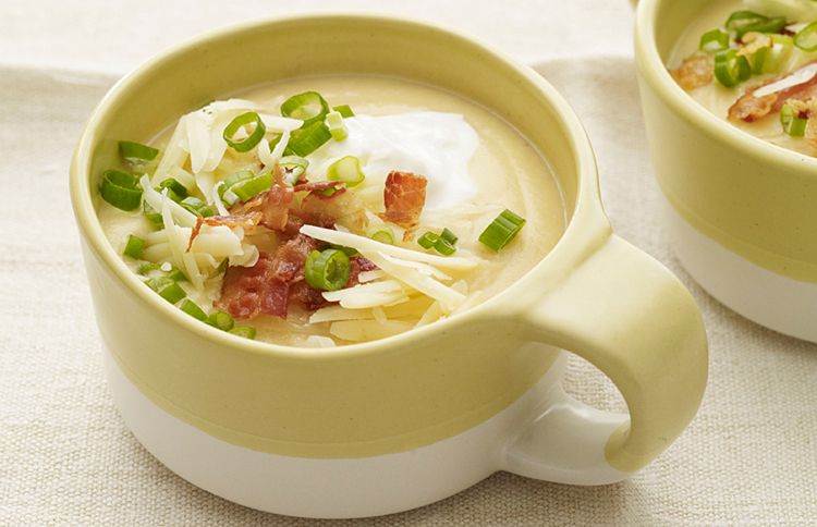Guideposts: Melissa d'Arabian's Creamy Cauliflower Baked Potato Soup
