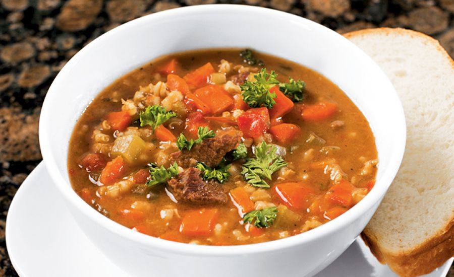 Guideposts: Veggie Beef and Barley Soup