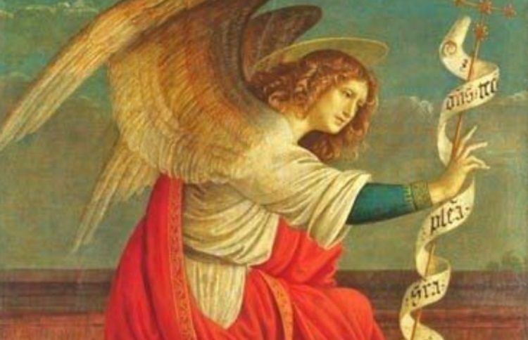 During the Renaissance, artists again began to be inspired by angels, portraying them not only as men but as youths and women. Angel wings became more elaborate and awe-inspiring, clearly showing the spiritual strength and purpose they were meant to convey. Above, The  Annunciation of Angel Gabriel by Gaudenzio Ferrari.