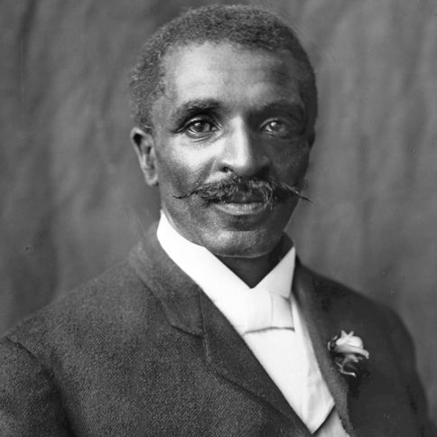George Washington Carver portrait saying Black History Month quotes