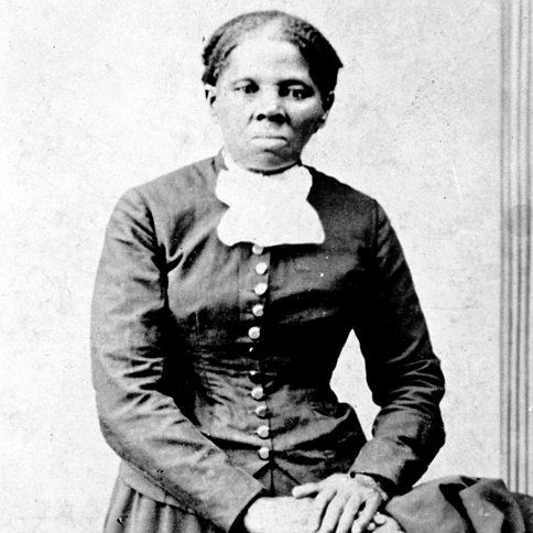 Harriet Tubman sitting down saying Black History Month quotes