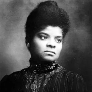 Ida B. Wells portrait saying Black History Month quotes