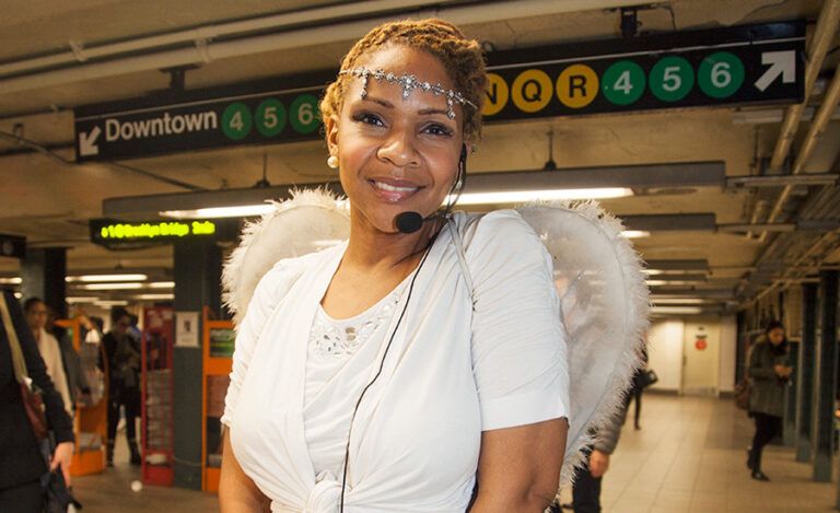 Martina Bruno is the NYC Subway Angel