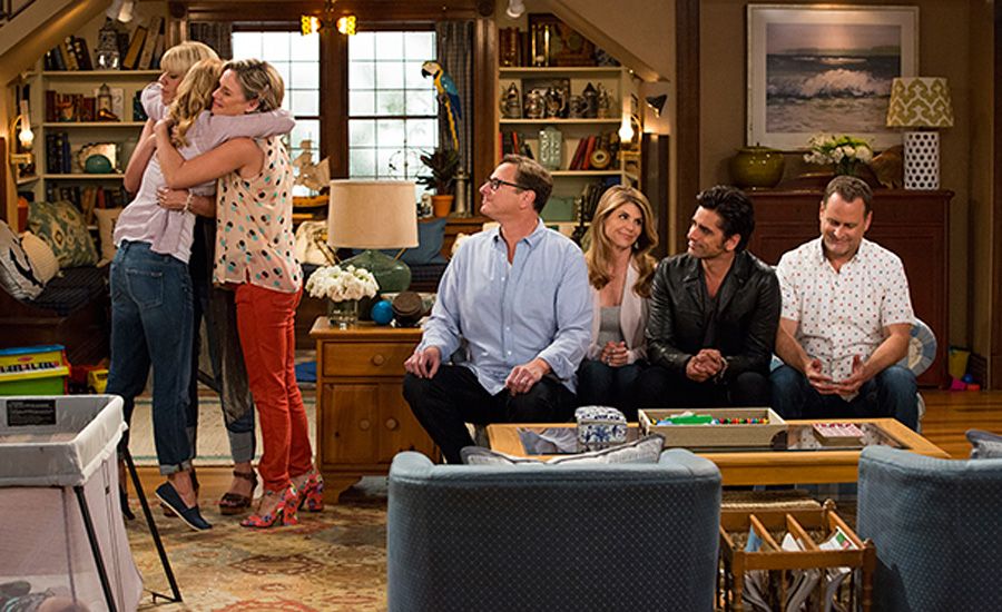 The Tanners are reunited in the Fuller House reboot