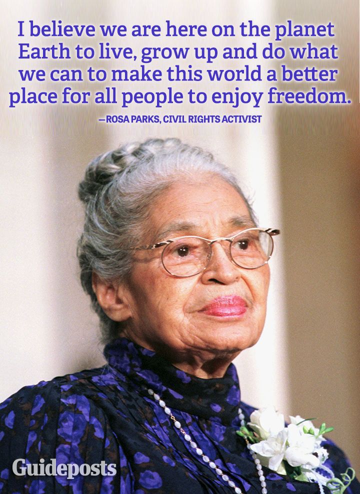 Rosa Parks freedom better place