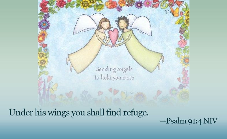 Someone Cares: Under his wings you shall find refuge. Psalm 91:4 NIV