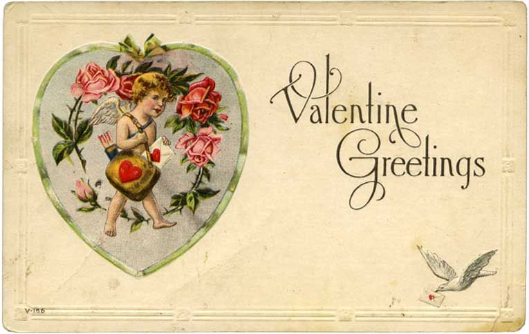 Guideposts: A platonic Valentine's Day postcard