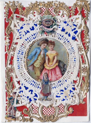 Guidepsts: Esther Howland Valentine card, "Affection" ca. 1870s