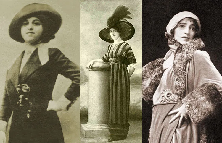 Guideposts: Three photographs of  fashion journalist Edith Rosenbaum Russell