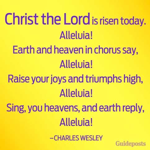 Guideposts: An inspiring prayer taken from the words of Charles Wesley
