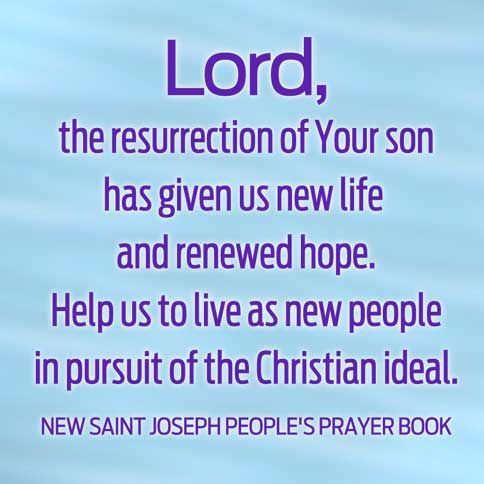 Guideposts: An Easter prayer taken from the New Saint Joseph People's Prayer Book