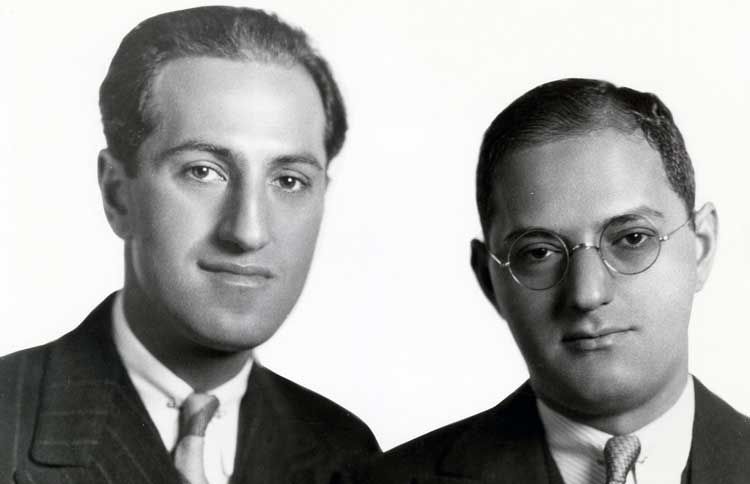 Guideposts: George (left) and Ira Gershwin
