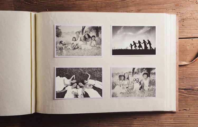 Guideposts: A photograph album featuring pictures of a happy family