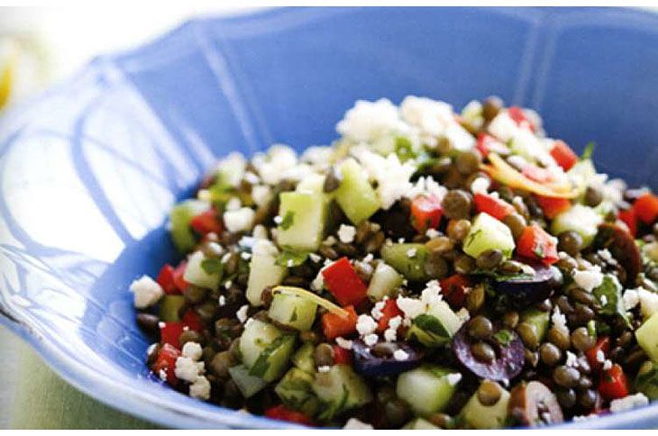 Guideposts: Mediterranean Lentil Salad