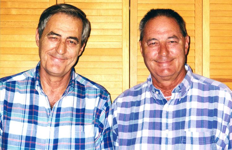 Twin brothers Jim Springer and Jim Lewis