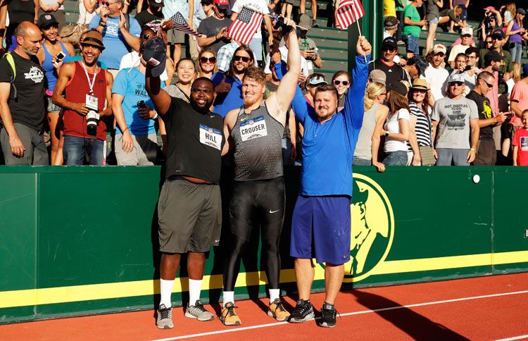 Joe (right) qualified for the 2016 Olympics, his first, by finishing second at the United States Olympic Trials in Eugene, Oregon.