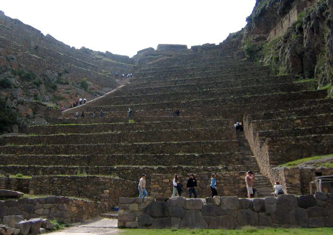 Ollantaytambo was the last major town Adam visited before embarking on the Inca trail.