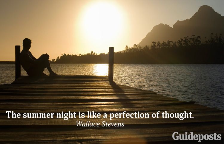 A summer quote from Wallace Stevens