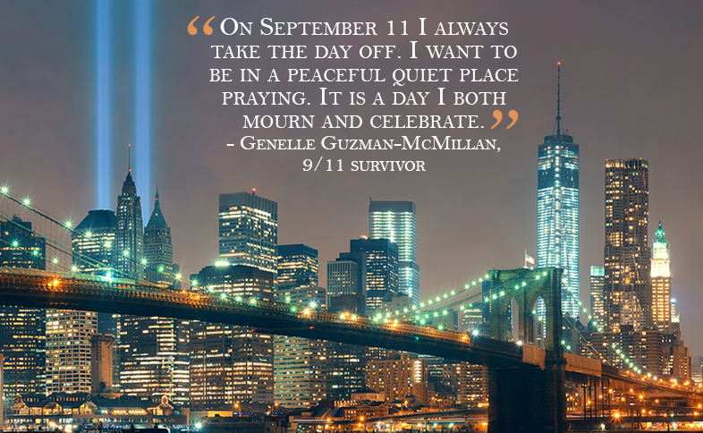 On September 11 I always take the day off.  I want to be in a peaceful quiet place praying.  It is a day I both mourn and celebrate.