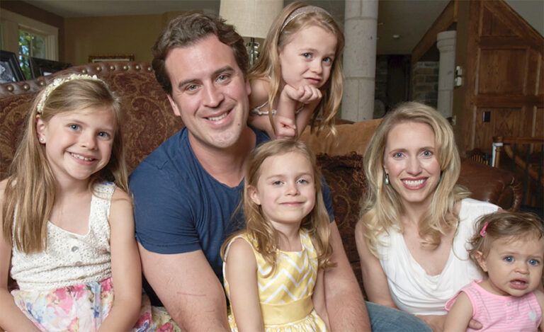 Ben and Karyn with their daughters, Katriel, Haven, Amy Joan and Elleora