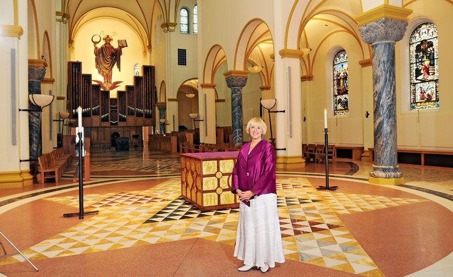 Mary Lou Carney at Stain Meinrad Archabbey