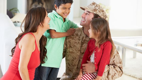 How to cope with change in a military family
