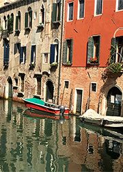 A canal in Venice