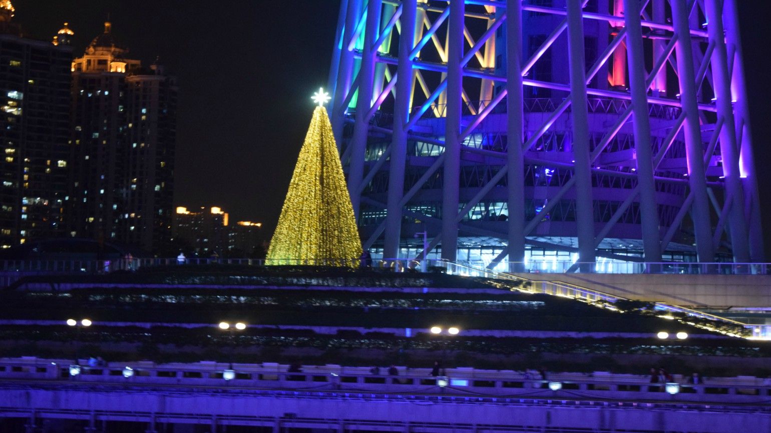 Outside Canton Tower