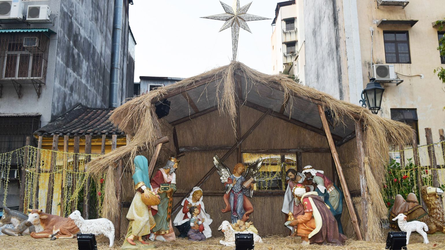 nativity scene macau city centre