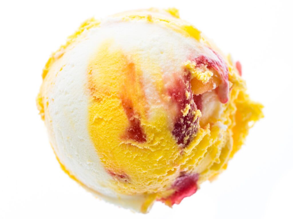 Peach Ice-cream