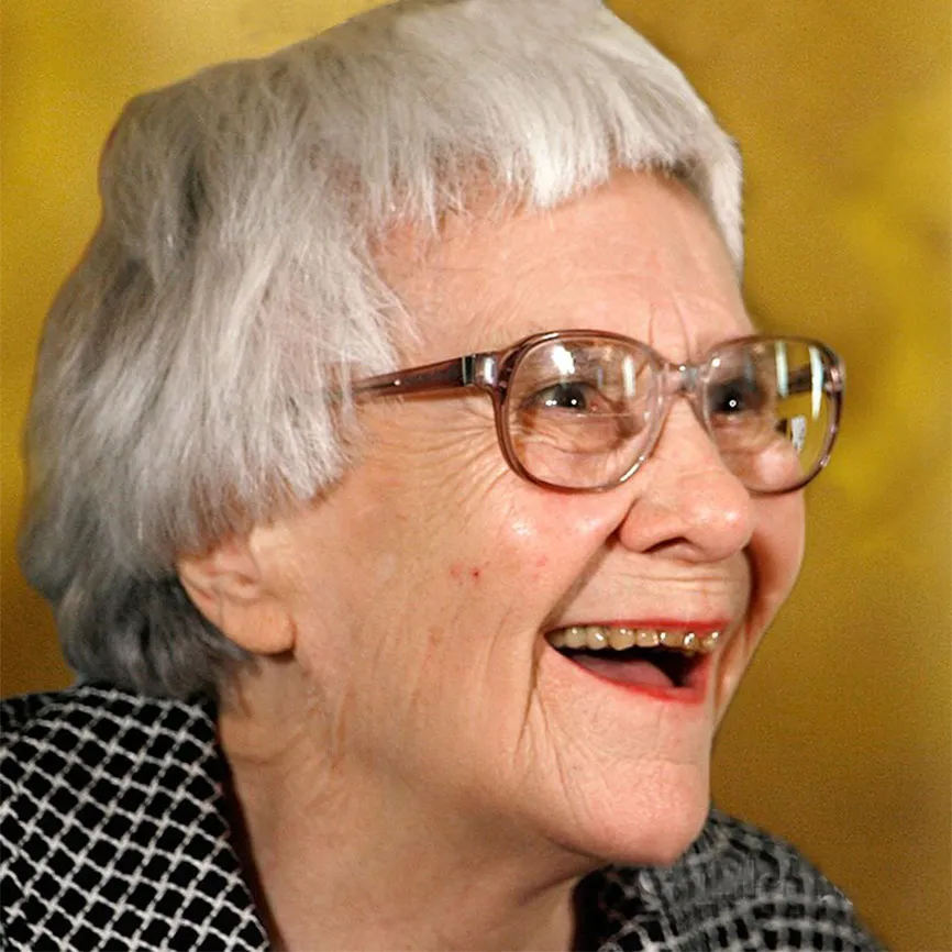 Pulitzer Prize-winning author Harper Lee